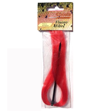 Блеск-волокно Fluoro Fibre (4Trouts) Красный