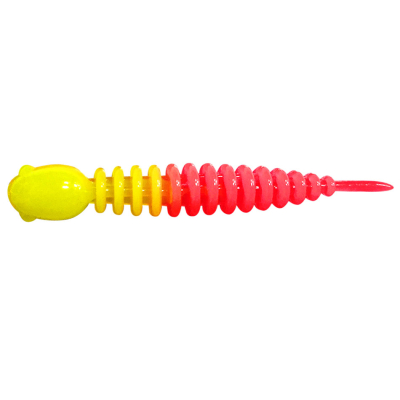 Силиконовая приманка Trout Bait Chub 50 Чеснок цв. 27 (Lemon-Red)