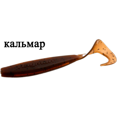 Мягкая приманка Flagman Vortex 2" цв. green pumpkin 10pc squid