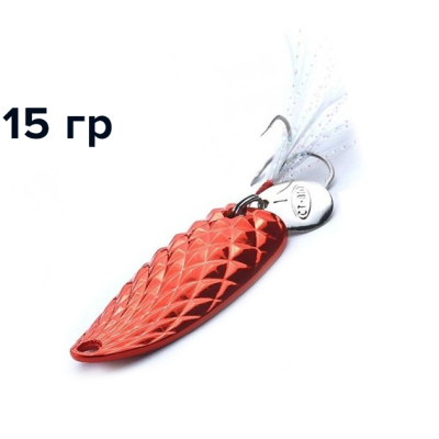 Блесна GT-BIO Pineappie Spoon 15гр, оранжевый GT-32T