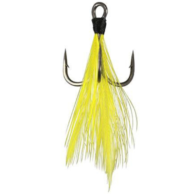 Крючок тройной с опушкой DUO Realis Koshinmushi Hook #12 Yellow (3шт)