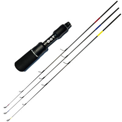 Зимняя удочка штек.BAT ICE FLEX 77 карбон, 3 хлыста