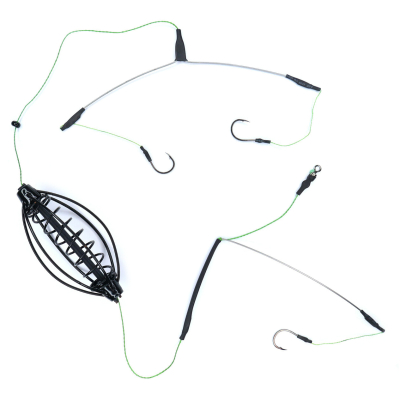 Монтаж Fish Season Хапуга "Арбуз", 50 г., 2 крючка №4