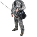 Сумка рыболовная "Yaman" Fishing Shoulder Bag, 40х43х10 см, цв. серый камуфляж