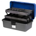 Ящик рыболова двухполочный Nisus Fishing 2-tray Box blue (N-FB-2-B)