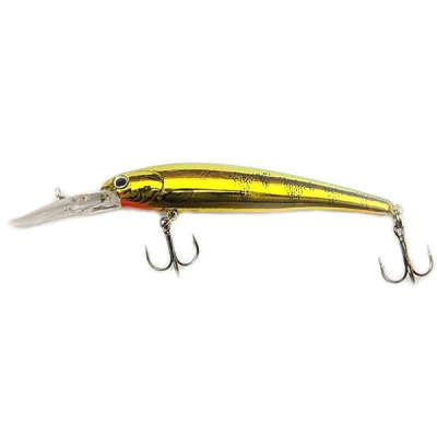 Воблер Grows Culture Bandits B-Shad 90mm цвет #10 green&gold