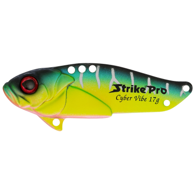 Блесна-цикада Strike Pro Cyber Vibe 55, 55 мм, 17 гр, цвет: Pearl Mat Tiger (JG-005D#A204S) (9931293)