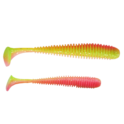 Виброхвост Mottomo Noise 7,5см Chartreuse Orange 6шт.