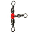 Вертлюги трехсторонние с бусин. Lucky John Pro Series Crossline 010 7шт.