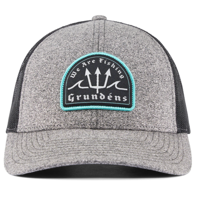 Бейсболка Grundens Poseidon Low Pro Trucker, Heather Charcoal, One Size