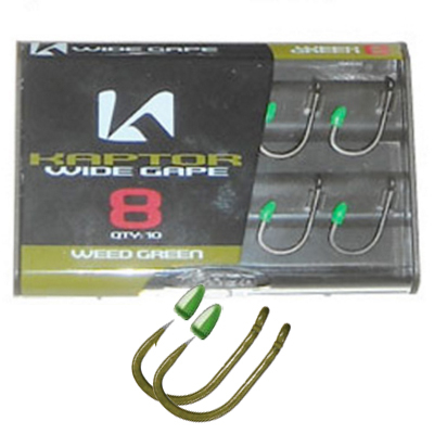 Крючок Korda Kaptor Wide Gape Weed-08 KAP08