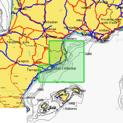 Карта Navionics Barcelona 5G542S2
