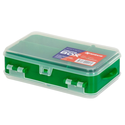 Коробочка для оснастки двухсторонняя Nisus Fishing Organizer Box green (N-FBO-2S-G) (зеленая)