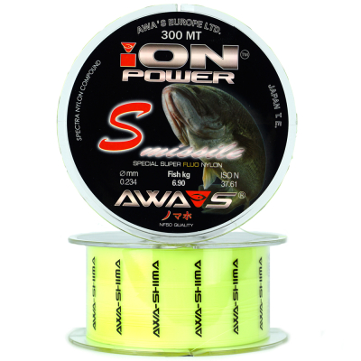 Леска карповая Awa-Shima ION Power S-Missile Fluo 600м 0,234мм