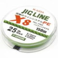 Леска плетёная Kaida Jig Braid Line x8 PMZ-080 зеленая 150м 0,14мм 25LB