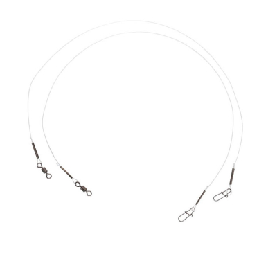 Поводок флюорокарбоновый Flagman Fluorocarbon Leader 8,5кг 30см 0,40мм 2шт