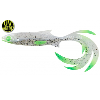 Мягкая приманка Balzer Shirasu Reptile Shad 7см 1,5гр цв. UV Salt N Pepper (13674 307)