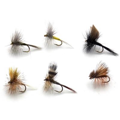 Набор сухих мушек PFG Classic Dry Fly №1 р. S, 6шт