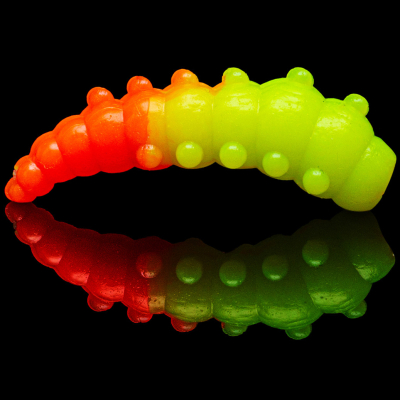Силиконовая приманка Soorex Pro Major 42mm цв. #312 Lemon/Orange Cheese 6pcs.