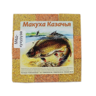 Макуха Казачья, двойные вкусы 450гр.(уп.9 куб.) мёд-кукуруза