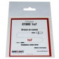 Поводок Smart Baits Стэлс 1х7, 9кг, 20 см, 5шт