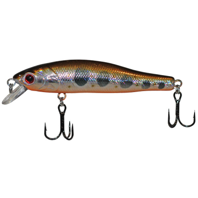 Воблер LureMax Jet Minnow 70SF цв. #004 Rainbow Trout