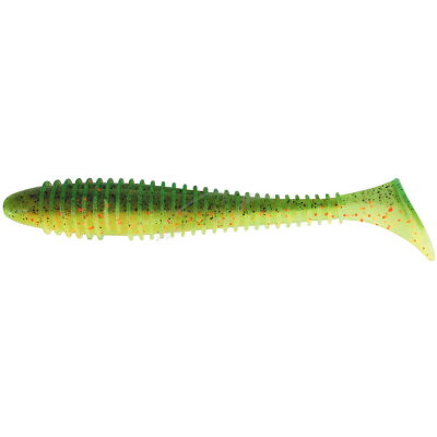 Силиконовая приманка Keitech Swing Impact Fat 6.8" цв. #EA05 Hot Fire Tiger