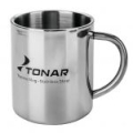 Термокружка 350ML с пластиковой крышкой+карабин Tonar T.TK-038-350