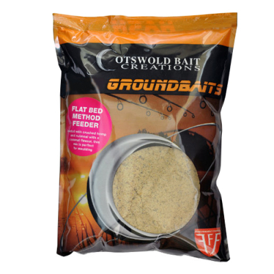 Прикормка Cotswold Baits Flat Bed Method Feeder Groundbait 900g CB0289 (фидерный метод) 
