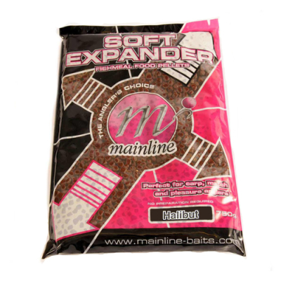 Пеллетс прикормочный Mainline Pro-Active Soft Expander Pellets 750гр Halibut M05019 (палтус) 