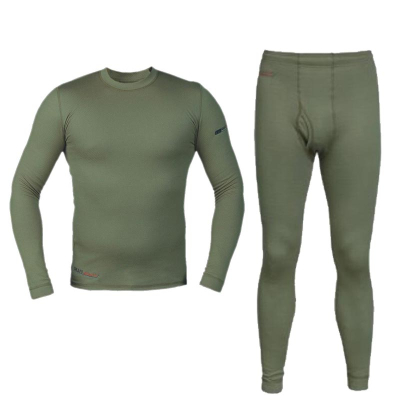 Термобелье комплект Graff 901/900 (длинный рукав, оливковый) р. XXL