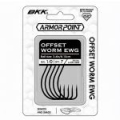 Крючок офсетный BKK Armorpoint-Offset Worm EWG (Refill Pack) (A-EW-8203) 1# (7шт)
