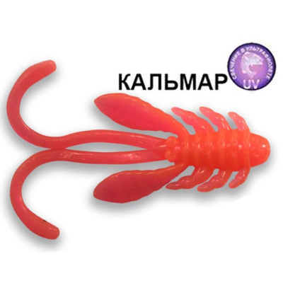 Силиконовая приманка Crazy Fish Allure 1.6 23-40-50-6 кальмар цв. pink flamingo (розовый фламинго)
