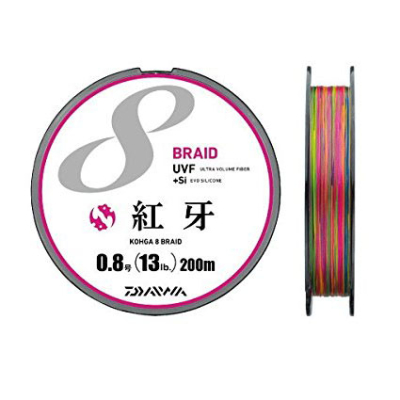 Шнур PE Daiwa Khoga UVF 8+Si Braid 200m 1 MAX 17LB