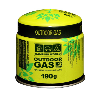 Картридж газовый Camping World CW 190 г. (прокольный)