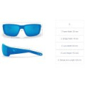 Очки поляризационные Costa Half Moon 580 GLS Bahama Blue Fade/Blue Mirror 580 G/Large