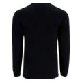 Футболка Simms Logo LS Shirt, Jet Black, S