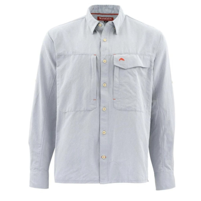 Рубашка Simms Guide LS Shirt - Marl, XL, Dark Slate