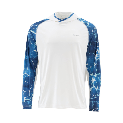 Футболка Simms Solarflex Hoody River Rapid White S