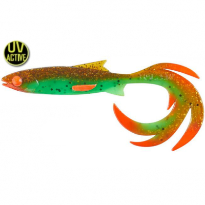 Силиконовая приманка Balzer Shirasu Reptile Shad 19см 26гр. цв. UV Chartreuse Motoroil (13674 519)
