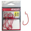 Офсетные крючки Owner 5109 Red №4/0
