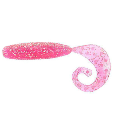 Силиконовая приманка Reins Fat G Tail Grub 3" цв. #317 Pink Silver