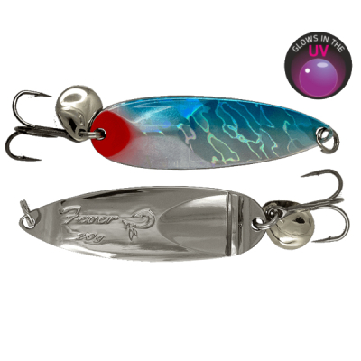Блесна колеблющаяся LureMax Fever 70мм 25гр цв. 20, Silver eye