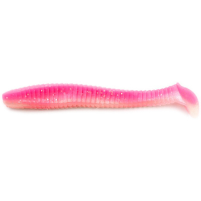 Силиконовая приманка Yaman Flatter Shad 4" цвет #29 - Pink Pearl (уп. 5 шт.)