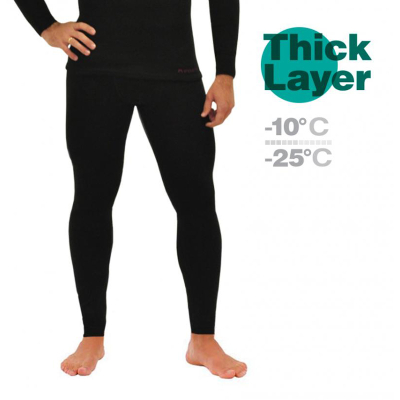 Кальсоны мужские Mottomo Thick Layer S черный