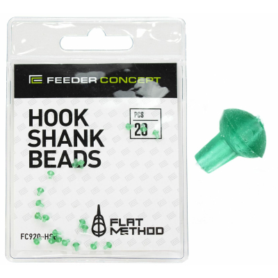 Стопоры на крючок Feeder Concept Flat Method Hook Shank Beads 20шт.