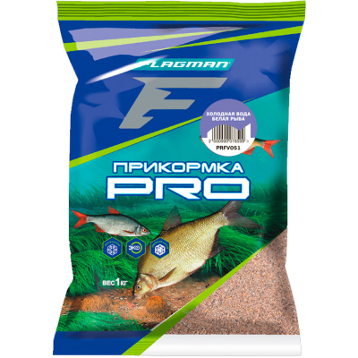 Прикормка для рыбы Flagman PRO 1кг - Холодная вода Белая Рыба