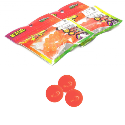 Мягкие приманки LureMax Fish Egg 0,5''/1,5см, LSFG05-017 Orange (20 шт.)