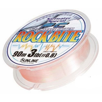Леска флюорокарбоновая Sunline FC Rock Bite HG 90m #0.8 3lb
