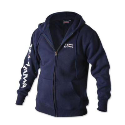 Толстовка Daiwa Team Zipper Hooded Top Navy XXL / TDZHNY-XXL